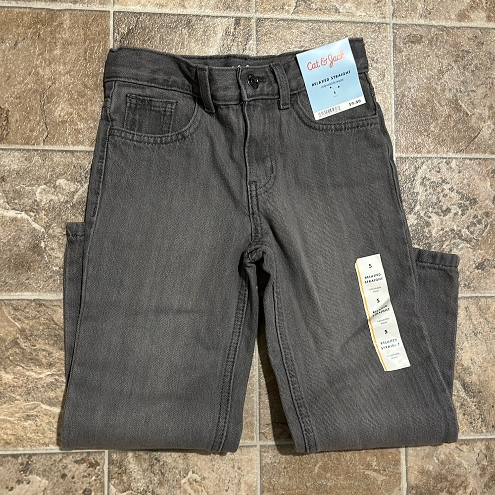 *NWT* Cat & Jack Gray Jeans